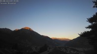 Archiv Foto Webcam Termen: Blick Richtung Süden ins Rhonetal 05:00