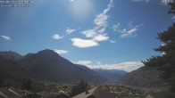 Archiv Foto Webcam Termen: Blick Richtung Süden ins Rhonetal 13:00