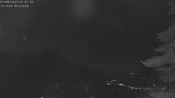 Archiv Foto Webcam Termen: Blick Richtung Süden ins Rhonetal 23:00