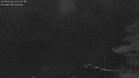 Archiv Foto Webcam Termen: Blick Richtung Süden ins Rhonetal 23:00