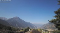Archiv Foto Webcam Termen: Blick Richtung Süden ins Rhonetal 09:00