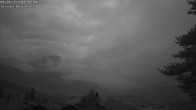 Archiv Foto Webcam Termen: Blick Richtung Süden ins Rhonetal 03:00