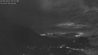 Archiv Foto Webcam Termen: Blick Richtung Süden ins Rhonetal 19:00