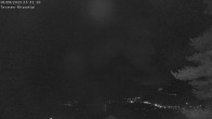 Archiv Foto Webcam Termen: Blick Richtung Süden ins Rhonetal 23:00