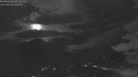 Archiv Foto Webcam Termen: Blick Richtung Süden ins Rhonetal 23:00