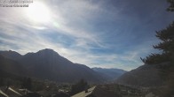 Archiv Foto Webcam Termen: Blick Richtung Süden ins Rhonetal 13:00