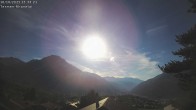 Archiv Foto Webcam Termen: Blick Richtung Süden ins Rhonetal 15:00