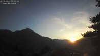 Archiv Foto Webcam Termen: Blick Richtung Süden ins Rhonetal 17:00