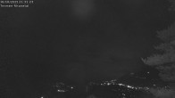 Archiv Foto Webcam Termen: Blick Richtung Süden ins Rhonetal 21:00