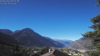 Archiv Foto Webcam Termen: Blick Richtung Süden ins Rhonetal 09:00