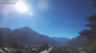 Archiv Foto Webcam Termen: Blick Richtung Süden ins Rhonetal 13:00