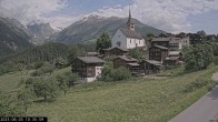 Archiv Foto Webcam Dorfansicht Ernen mit Kirche 09:00