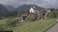 Archiv Foto Webcam Dorfansicht Ernen mit Kirche 17:00
