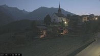 Archiv Foto Webcam Dorfansicht Ernen mit Kirche 03:00