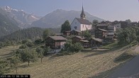 Archiv Foto Webcam Dorfansicht Ernen mit Kirche 07:00