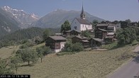 Archiv Foto Webcam Dorfansicht Ernen mit Kirche 09:00