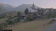 Archiv Foto Webcam Dorfansicht Ernen mit Kirche 06:00