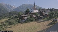 Archiv Foto Webcam Dorfansicht Ernen mit Kirche 07:00