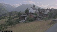 Archiv Foto Webcam Dorfansicht Ernen mit Kirche 06:00