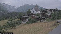 Archiv Foto Webcam Dorfansicht Ernen mit Kirche 07:00