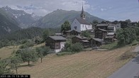 Archiv Foto Webcam Dorfansicht Ernen mit Kirche 09:00