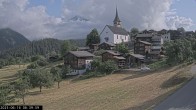 Archiv Foto Webcam Dorfansicht Ernen mit Kirche 07:00