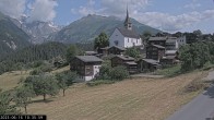 Archiv Foto Webcam Dorfansicht Ernen mit Kirche 09:00