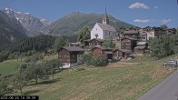 Archiv Foto Webcam Dorfansicht Ernen mit Kirche 15:00
