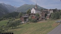 Archiv Foto Webcam Dorfansicht Ernen mit Kirche 17:00