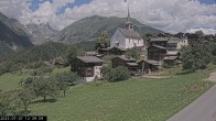 Archiv Foto Webcam Dorfansicht Ernen mit Kirche 11:00