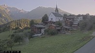 Archiv Foto Webcam Dorfansicht Ernen mit Kirche 06:00