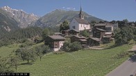 Archiv Foto Webcam Dorfansicht Ernen mit Kirche 09:00