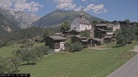 Archiv Foto Webcam Dorfansicht Ernen mit Kirche 11:00