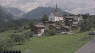 Archiv Foto Webcam Dorfansicht Ernen mit Kirche 09:00