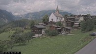 Archiv Foto Webcam Dorfansicht Ernen mit Kirche 13:00