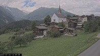 Archiv Foto Webcam Dorfansicht Ernen mit Kirche 13:00