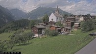 Archiv Foto Webcam Dorfansicht Ernen mit Kirche 15:00