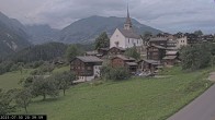 Archiv Foto Webcam Dorfansicht Ernen mit Kirche 19:00