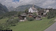 Archiv Foto Webcam Dorfansicht Ernen mit Kirche 13:00