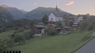 Archiv Foto Webcam Dorfansicht Ernen mit Kirche 05:00
