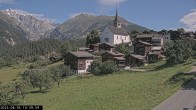Archiv Foto Webcam Dorfansicht Ernen mit Kirche 09:00