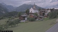 Archiv Foto Webcam Dorfansicht Ernen mit Kirche 19:00