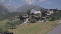 Archiv Foto Webcam Dorfansicht Ernen mit Kirche 11:00