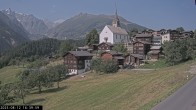 Archiv Foto Webcam Dorfansicht Ernen mit Kirche 15:00