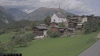 Archiv Foto Webcam Dorfansicht Ernen mit Kirche 12:00