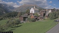 Archiv Foto Webcam Dorfansicht Ernen mit Kirche 15:00