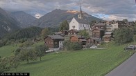 Archiv Foto Webcam Dorfansicht Ernen mit Kirche 17:00