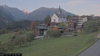 Archiv Foto Webcam Dorfansicht Ernen mit Kirche 17:00