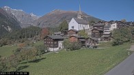 Archiv Foto Webcam Dorfansicht Ernen mit Kirche 13:00