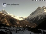 Archiv Foto Webcam Blick auf den Dent Blanche 13:00